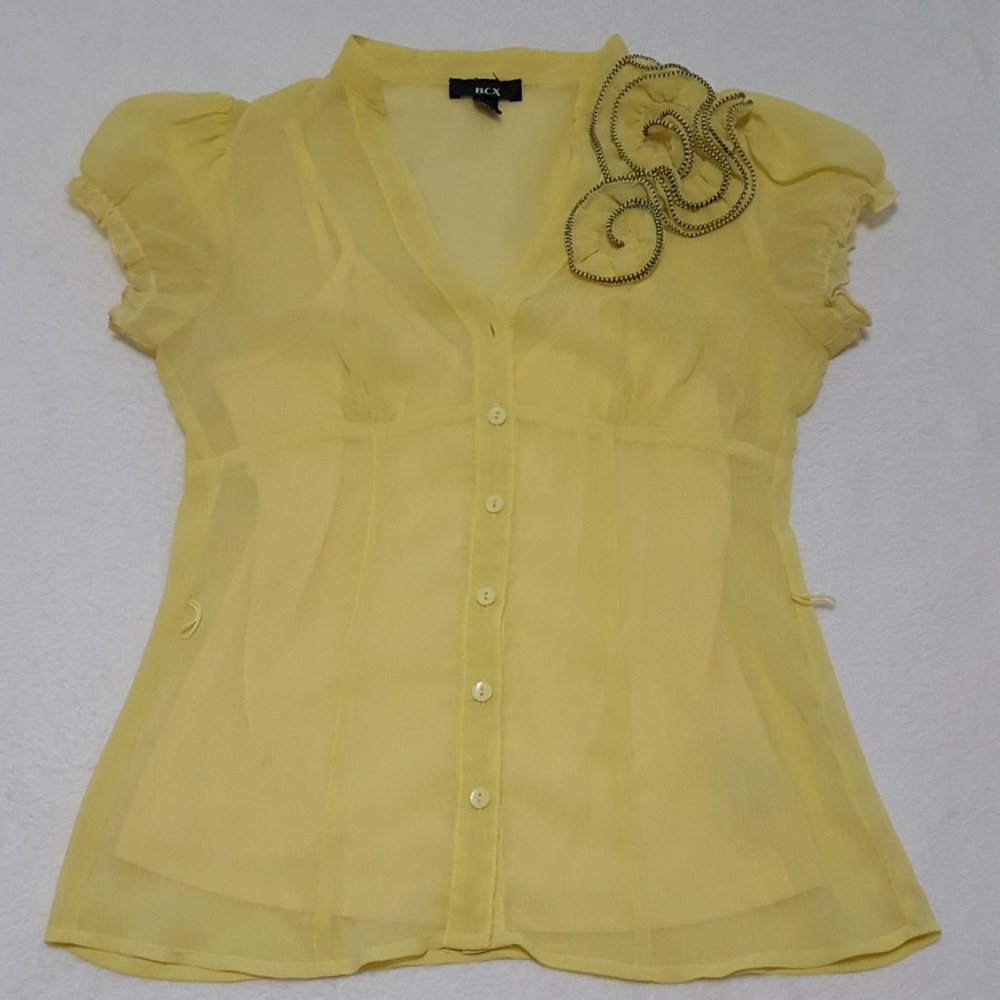 BCX Women´s Yellow Blouse, Size S